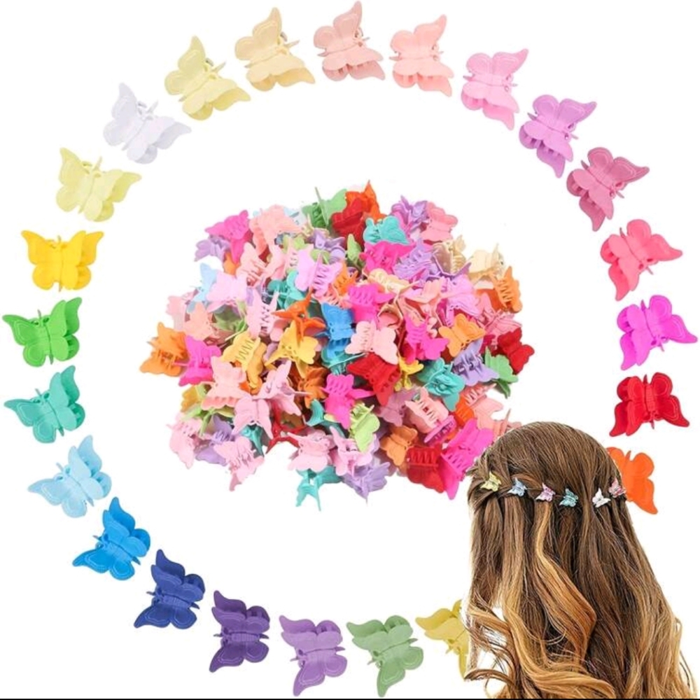 Colorful Hair Butterflies